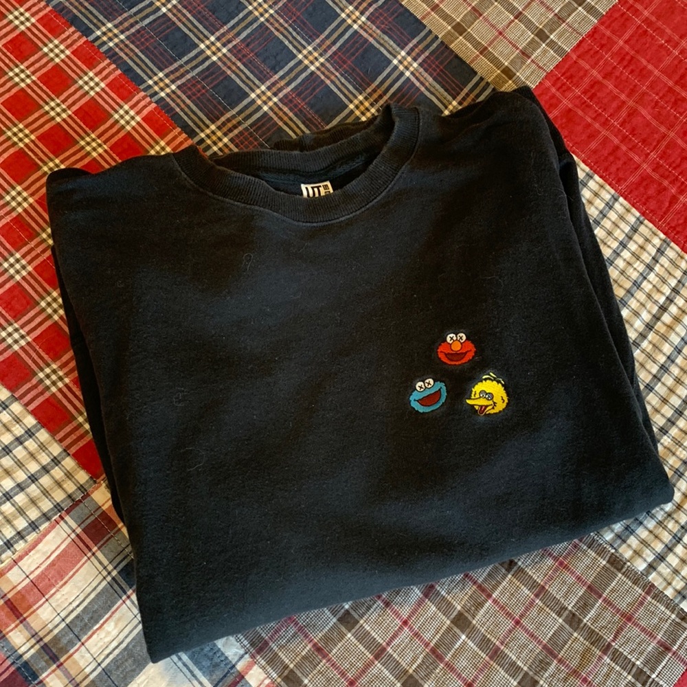 uniqlo x Kaws Sesame Street mens Large noodie